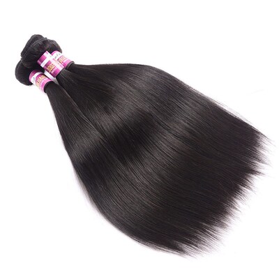 Wig Real Hair Extensions Peruvian Straighthumanhairbundles50