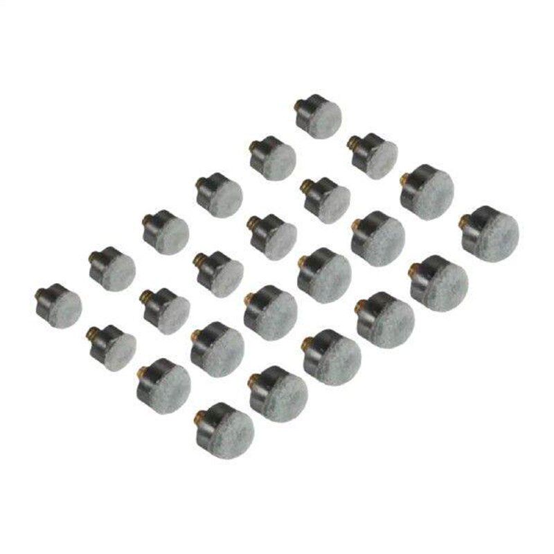 24x Billiard Pool Cue Tips Screw on 10mm/11mm/12mm/13mm Pool