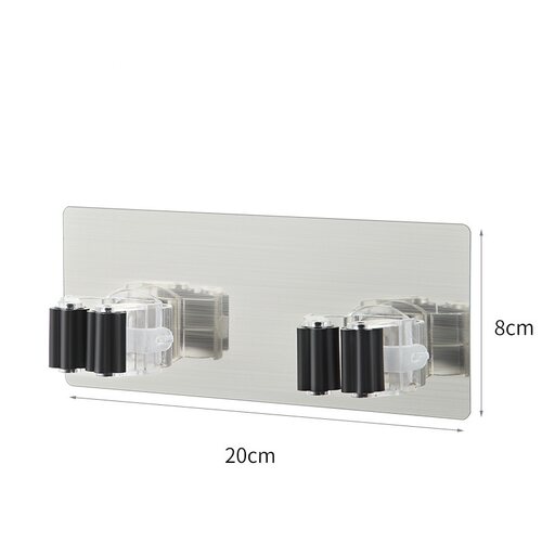 Multi-Purpose Hooks Wall Mounted Mop Broom Hanger Hook Organ