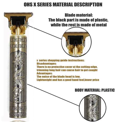 Tondeuse Dragon Vintage T9 Cordless Professional Hair Clippe