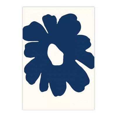 Imitation cashmere ins simple abstract flowers living room t