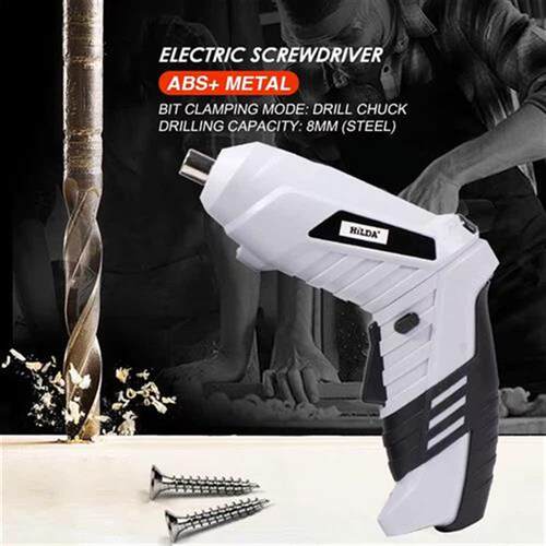 Cordless Electric Drill Screwdriver Set Repair Tool 47pcs