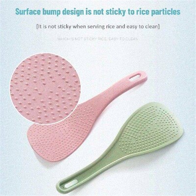 Rice Spoon Non Stick Wheat Straw Multipurpose Kitchen