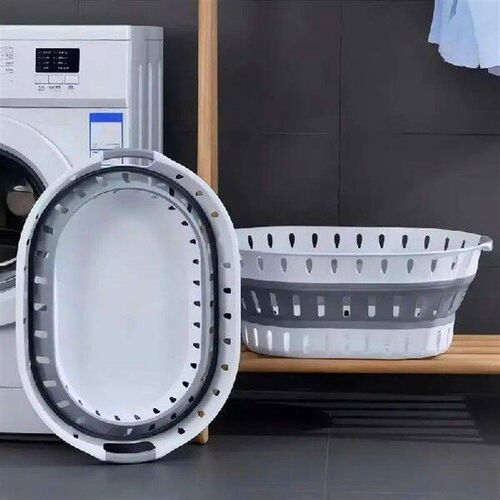 Clothing Washing Basket 36L Laundry Basket Folding Space