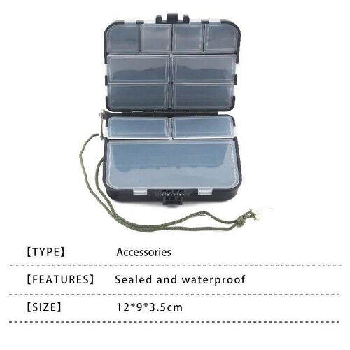 Fishing Tackle Bait Storage Boxes,  Portable Double-Sided Lu