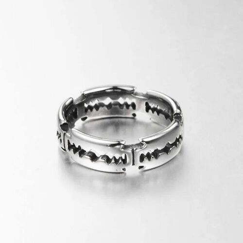 Charm Stainless Steel Hip Hop Bladed Ring Fashion Punk Rock