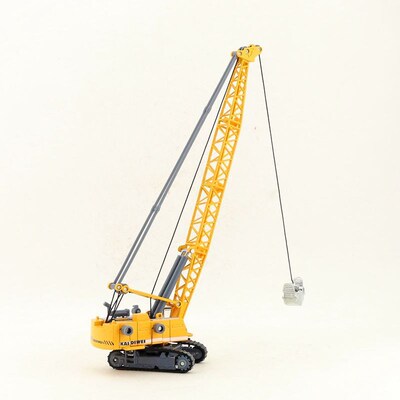 Alloy engineering vehicle cable excavator model,1:87 excavat