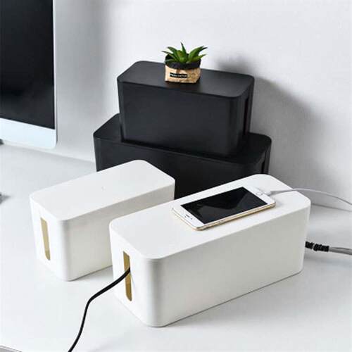 cable box organizer tv storage wire socket line management