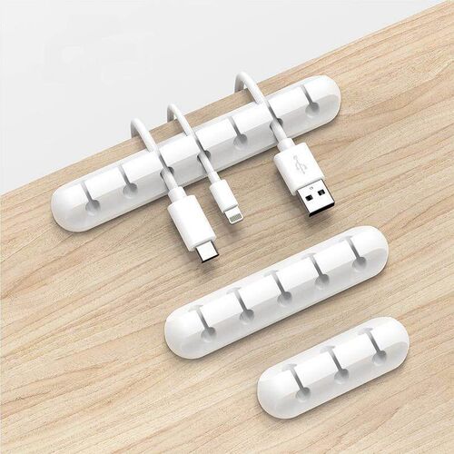Wholesale Desktop Cable Organizer Wire Management Clips Sili