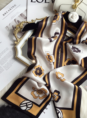 2021 spring Korean version of all-match women scarf silk han