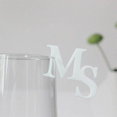 50PCS Personalized Drink Stirrers Marker Acrylic Wedding Dri
