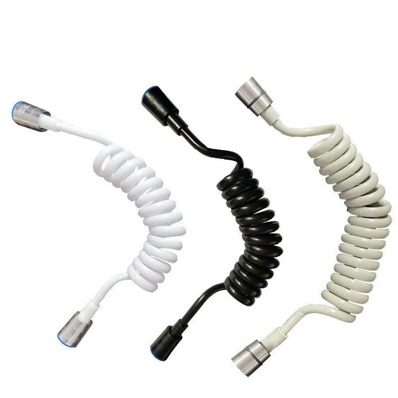 Telescopic Shower Hose Spiral Spring Hose Toilet Bidet Spray图片