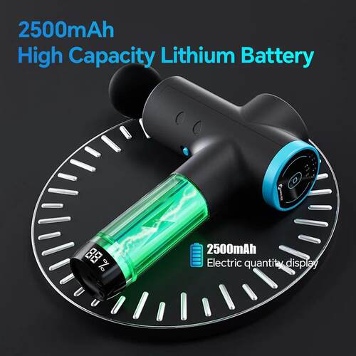 M2-12V LCD Display Massage Gun Professional Deep Muscle Mass