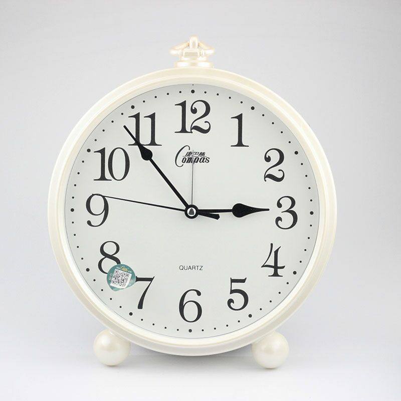 康巴丝欧式钟表石英座钟静音卧室创意桌面时钟客厅老式钟摆钟闹钟,家居饰品,台钟/闹钟,淘宝优惠券,粉丝福利购,淘宝优惠卷