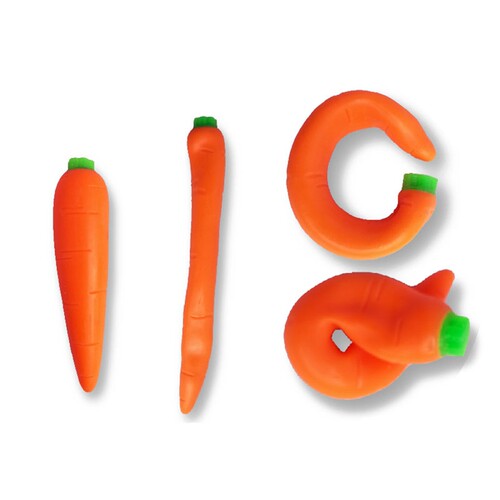 Shapeable Banana Carrot Vegetable Squeeze Toy Novelty Fidget