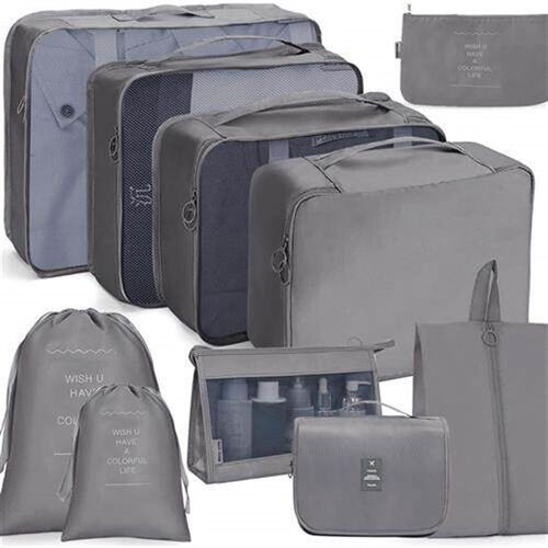 Highly waterproof travel organiser seven-piece set of multi-