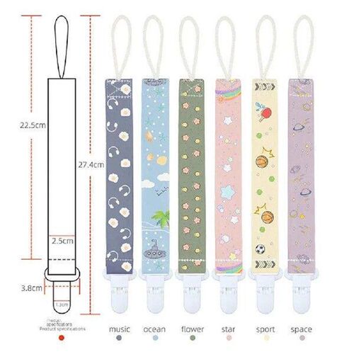1PC Baby Pacifier Clip Anti-drop Newborn Teething Chain