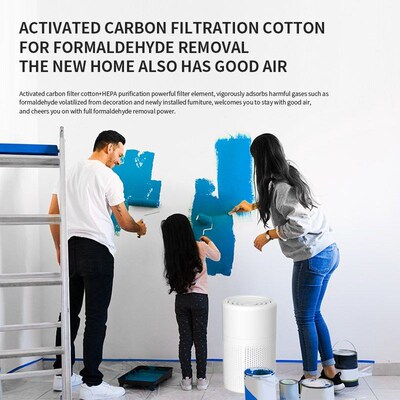 Air purifier eliminates smoke odor formaldehyde indoor odor