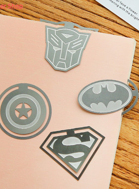 Creative Cartoon Metal Book Markers Bookmark For Books Paper