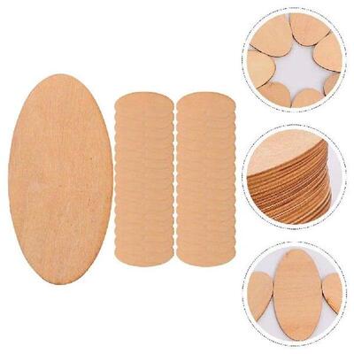 100 Pcs Wooden Pendant Centerpiece Centerpieces for Tables