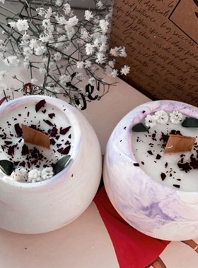 DIY Round Candle Jar Pot Silicone Molds for Making Uv Epoxy