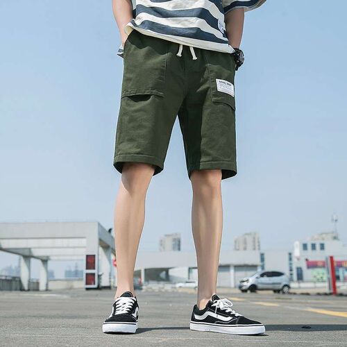 Tooling Short Pants Mens Fashionable Summer Straight All-ma