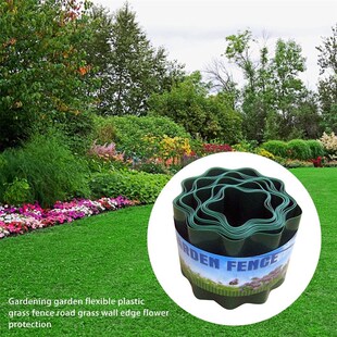 Gardening Garden Flexible Plastic Grass Fence Wood Fencing F