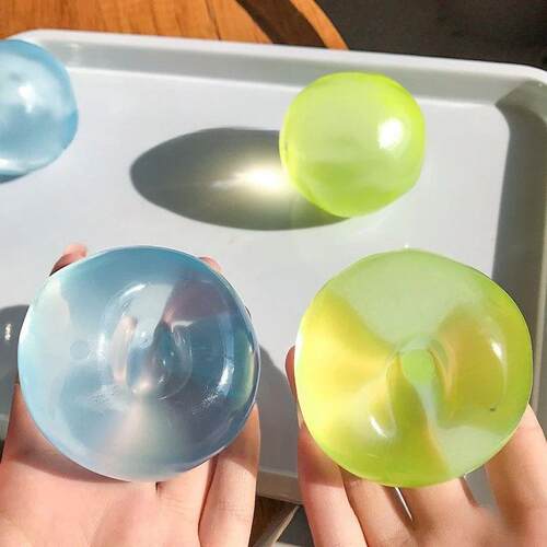 Squishy Plasticity Mochi Fidget Toys Transparency Coconut Oi