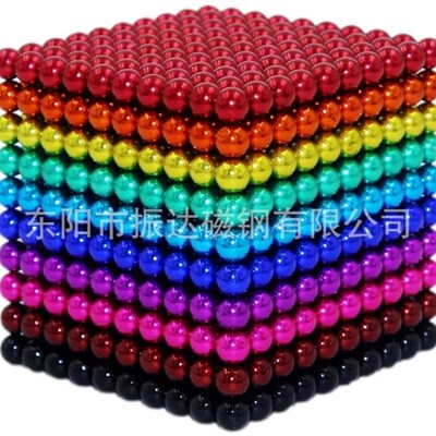 New Colorful Magnetic Ball Toys Metal DIY Magnet Balls Block