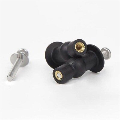 1Set Toilet Seat Screws Nut Cover Lid Top Fixing Blind Hole