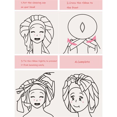 New Silk Bonnet for Sleeping Women Satin Bonnet Hair Bonnet