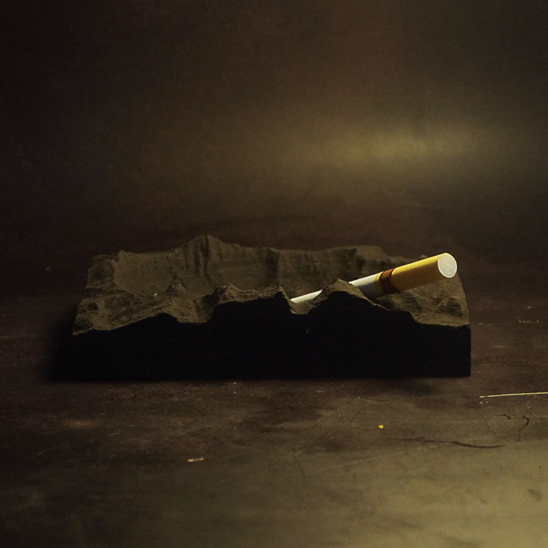 冬官手作 水泥石膏世界奇观火山口湖个性创意烟灰缸烟缸民宿家用,家居饰品,装饰烟灰缸,淘宝优惠券,粉丝福利购,淘宝优惠卷