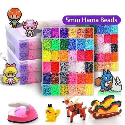 5mm beads 24/48/36Box Set And Tool Hama beads Education Toys