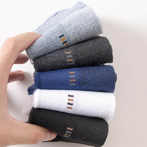 5 Pair Men Women Socks Summer Breathable Cotton Sock 棉薄袜