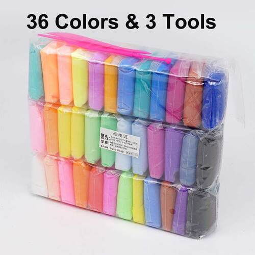 36 Colors Polymer Light Clay Children Fluffy Soft
