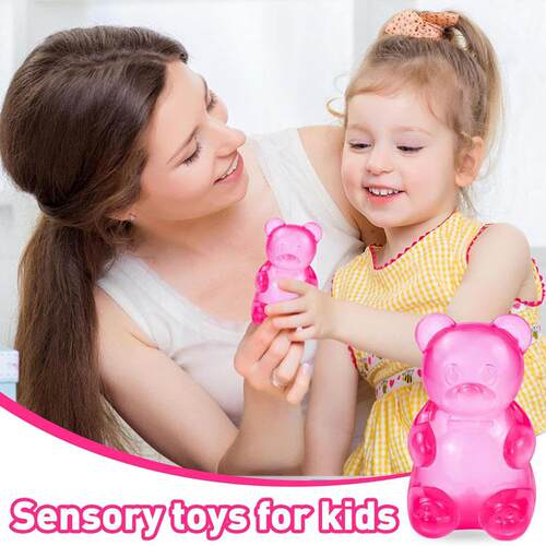 4pcs Bear Taba Squishy sugar Balls toys Kids Stress Relief