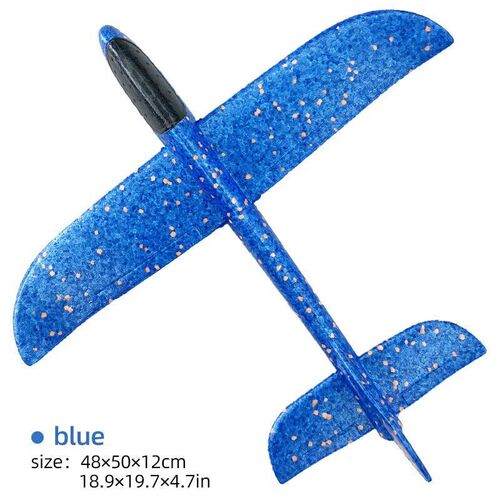 50CM Big Foam Plane Glider Hand Throw Airplane Light Inertia