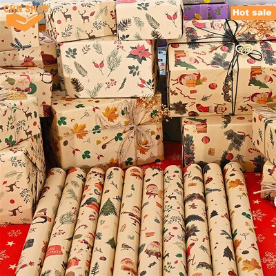 Christmas wrapping paper,Mini Roll,Gift paper wrapper