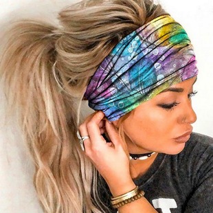 Bohemia Wide Cotton Stretch Women Headbands Headpiece Head W