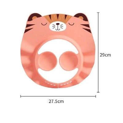 Waterproof Baby Shower Caps Ear Shield Adjustable Wash Hair