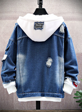 Fashion Winter  Chaquetas Hombre Jeans For Men Plush Handsom