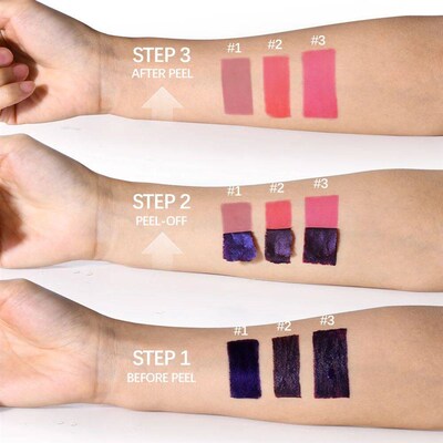 Long Lasting Lip Inks Korean Matte Lip Tint Peel Off Matte T