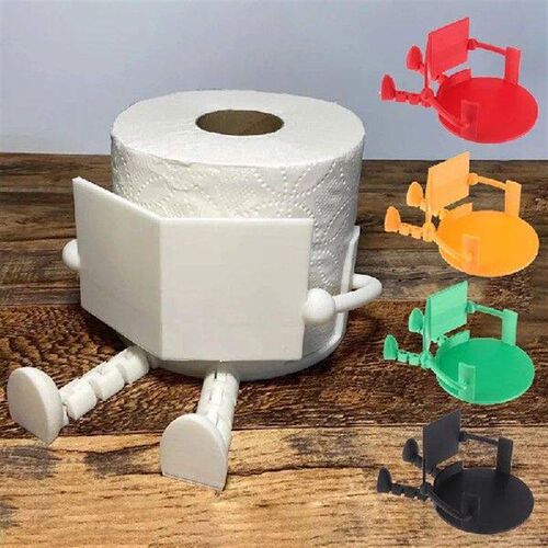 Reading Toilet Paper Holder Buddy For Bathroom Toilet