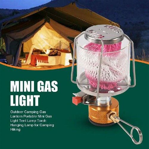 AZ-Outdoor Camping Gas Lantern Portable Mini Gas Light Tent