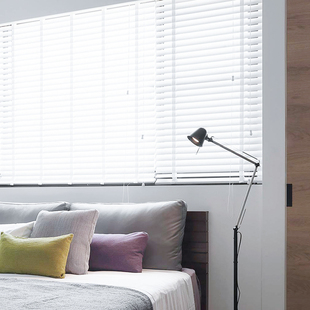 木百叶窗帘实木卷帘家用卧室客厅遮阳书房升降遮光办公室定制成品