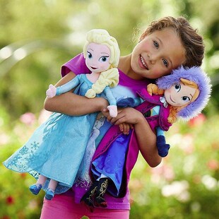 Elsa Princess Anna Queen Doll Snow Frozen Stuffed