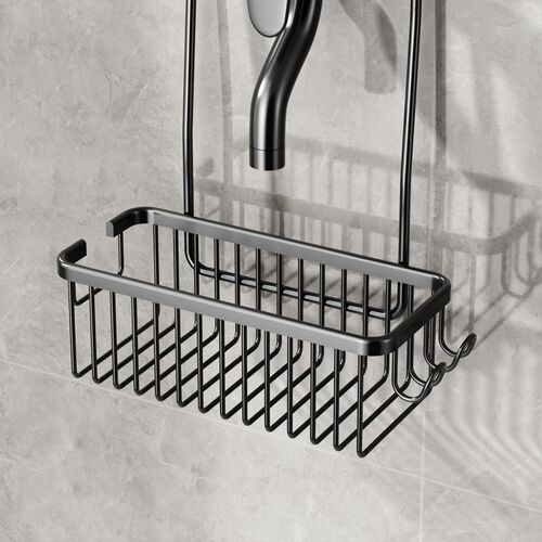 Convenient Toilet Shower Rack  No Drilling浴室淋浴头置物架