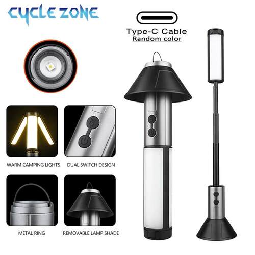 Multi-functional Camping Light 2 in 1 Rechargeable Telescopi