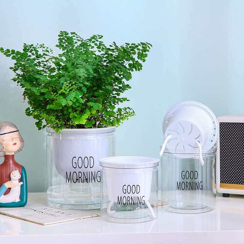 Automatic Absorbent Transparent Lazy Basin Round Office Desk