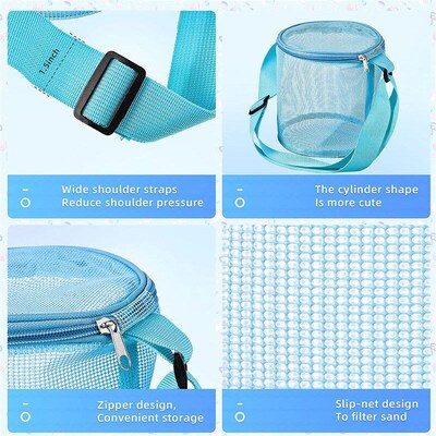 Storage bag, beach, three-dimensional, circular, sand diggin